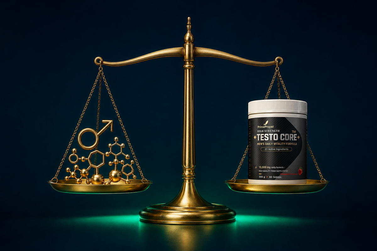 TESTO CORE — Men’s Daily Vitality Formula | 23 Active Ingredients | 10,000mg Daily Powder