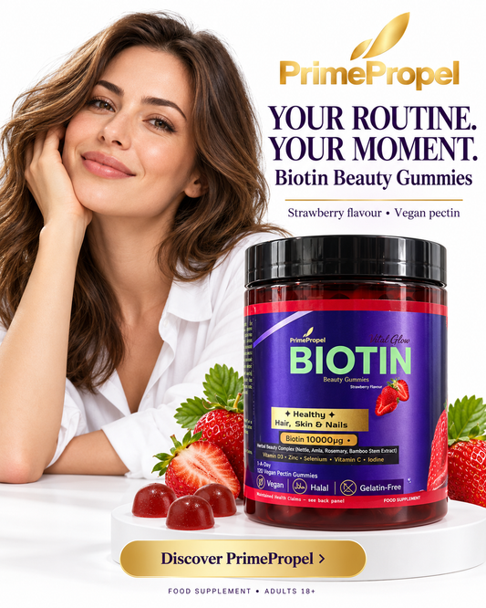 Beauty Gummies — Hair, Skin & Nails (Biotin 10,000µg)