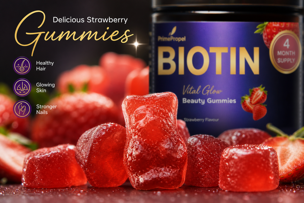 Beauty Gummies — Hair, Skin & Nails (Biotin 10,000µg)