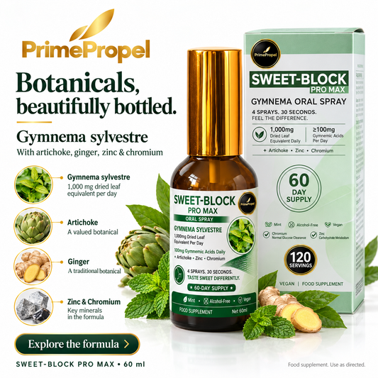 SWEET-BLOCK™ PRO MAX — Gymnema Oral Spray (60 Days)