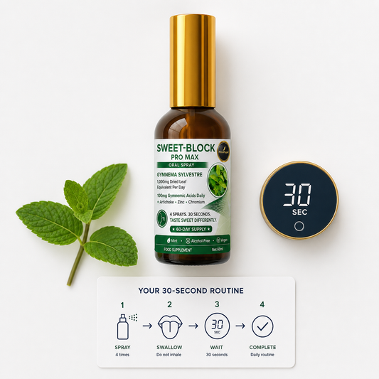 SWEET-BLOCK™ PRO MAX — Gymnema Oral Spray (60 Days)