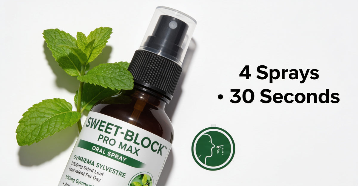 SWEET-BLOCK™ PRO MAX — Gymnema Oral Spray (60 Days)