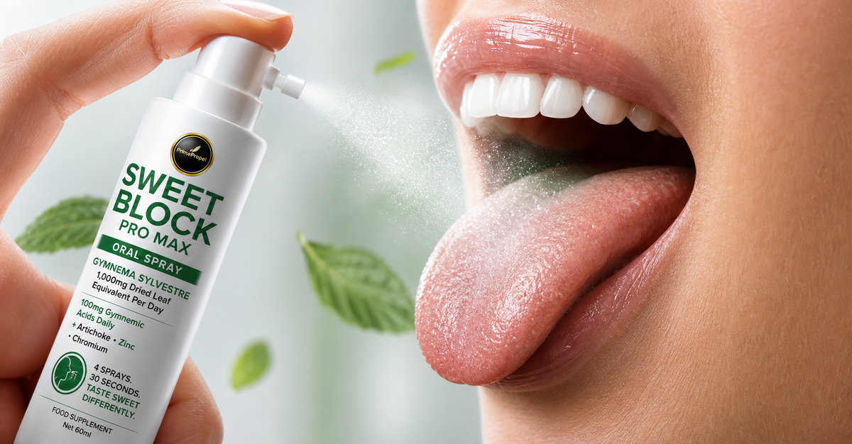 SWEET-BLOCK™ PRO MAX — Gymnema Oral Spray (60 Days)