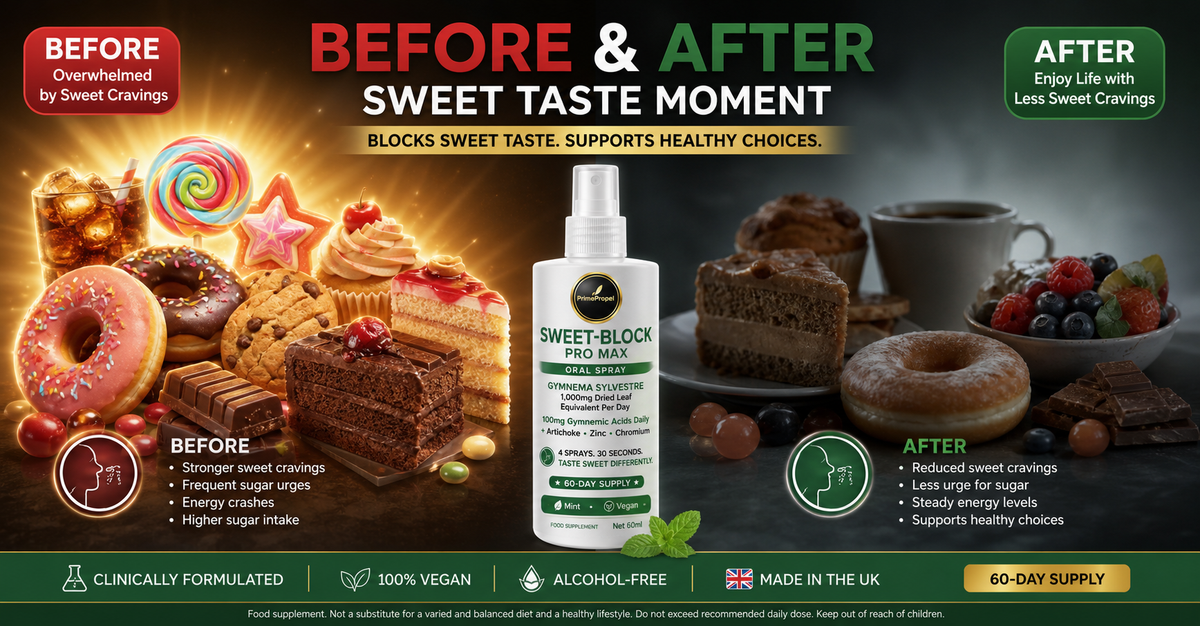 SWEET-BLOCK™ PRO MAX — Gymnema Oral Spray (60 Days)