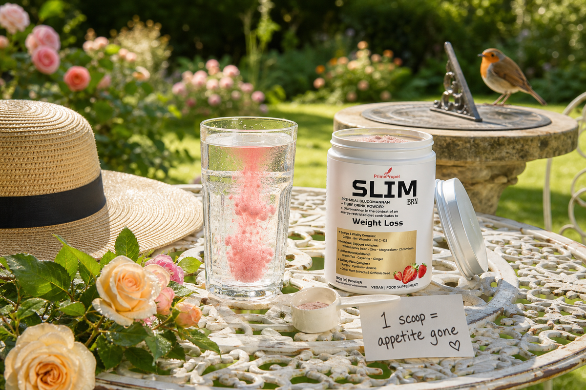 SLIM-BRN — Pre-Meal Weight Management Drink Powder | 25 Active Ingredients | 90 Servings | 30-Day Supply